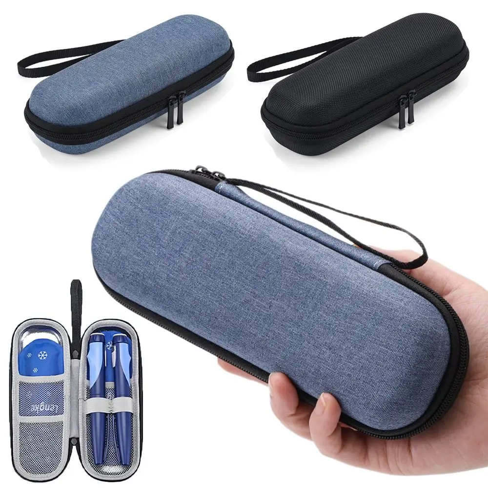 Custodia da viaggio borsa per il raffreddamento dell\'insulina tasca per diabetici senza protezione per pillole in Gel Oxford Thermal Insulated