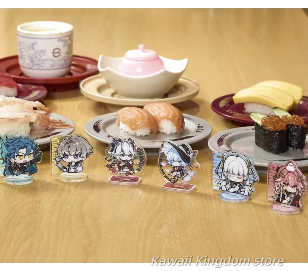 Новая аниме-игра Wuthering Waves Camellya, милая мини-косплей, акриловая настольная подставка, фигурка, значок на булавке, Itabag, пуговица, брошь, коллекция