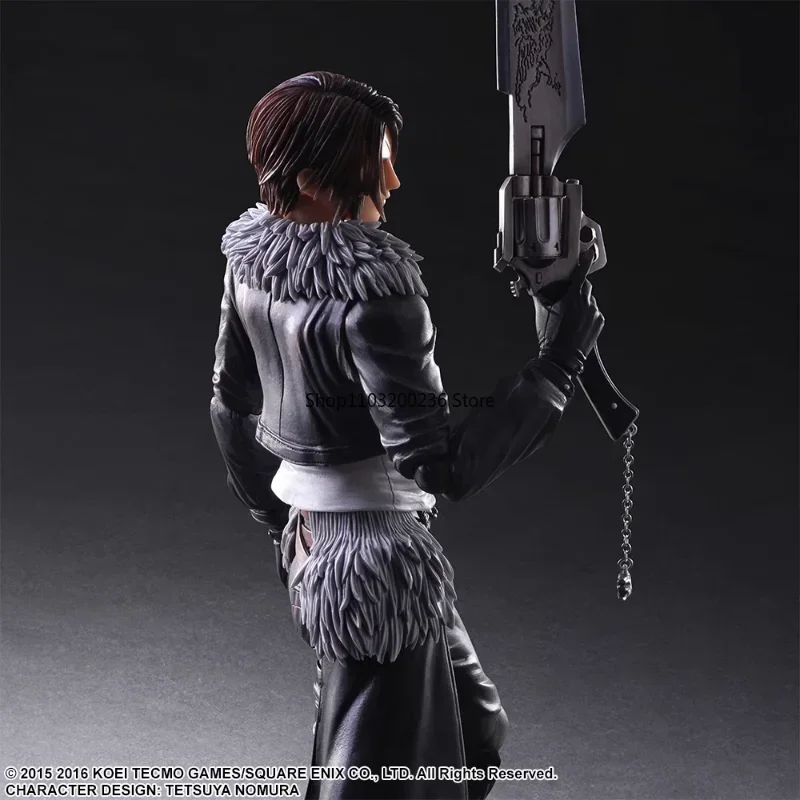 Original SQUARE ENIX PLAY ARTS Final Fantasy VIII FF8 Squall Leonhart Action Figure Active Joints Model Collectibles Gift