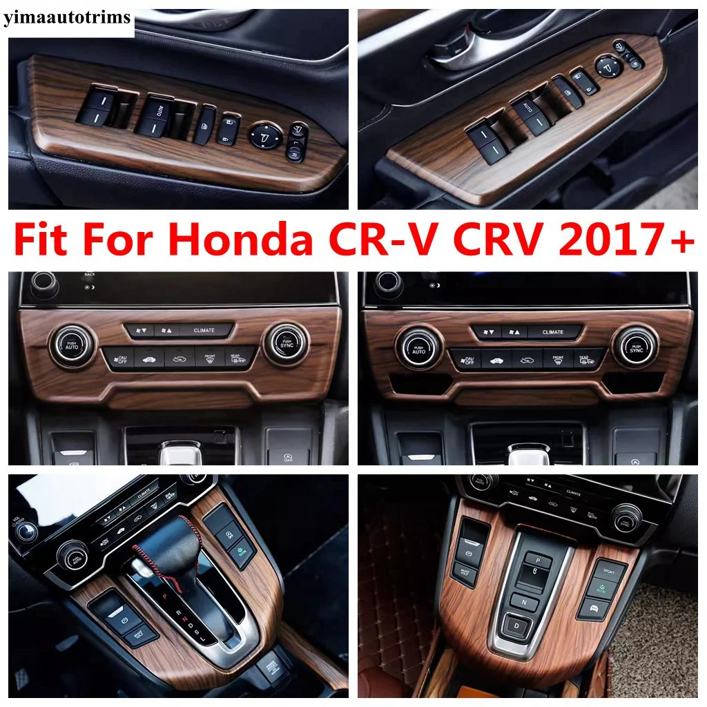 

Central Air AC Conditioning Outlet Vent / Gear Shift Panel / Window Lift Cover Trim Accessories For Honda CR-V CRV 2017 - 2022