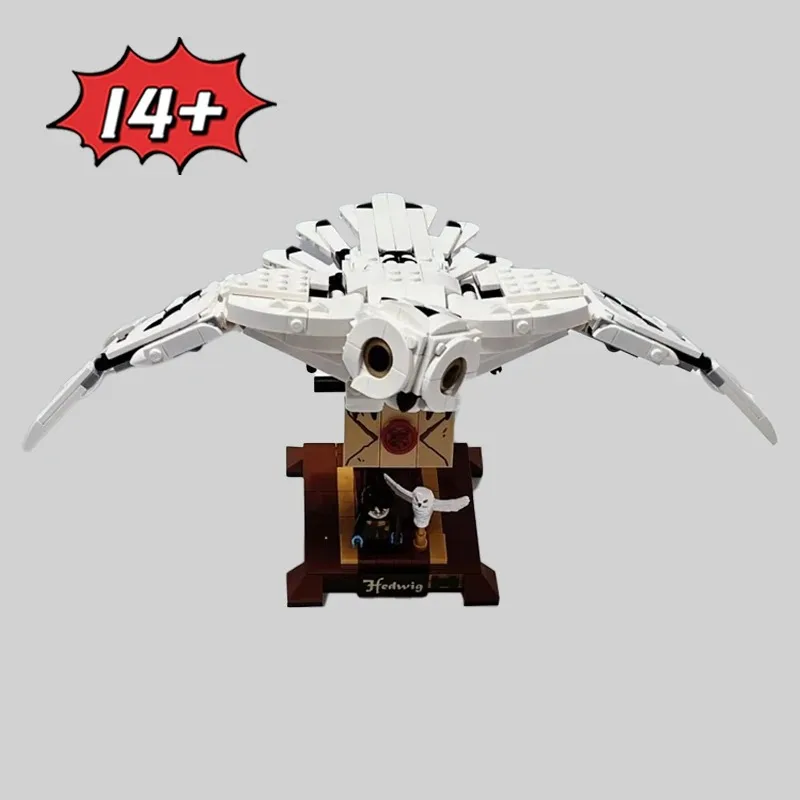 Magic World of Wizards Mechanische Uil Bouwstenen Dier Vogel Model Gemonteerd Speelgoed Bakstenen Kinderen Volwassen Verjaardagscadeautjes 630pcs