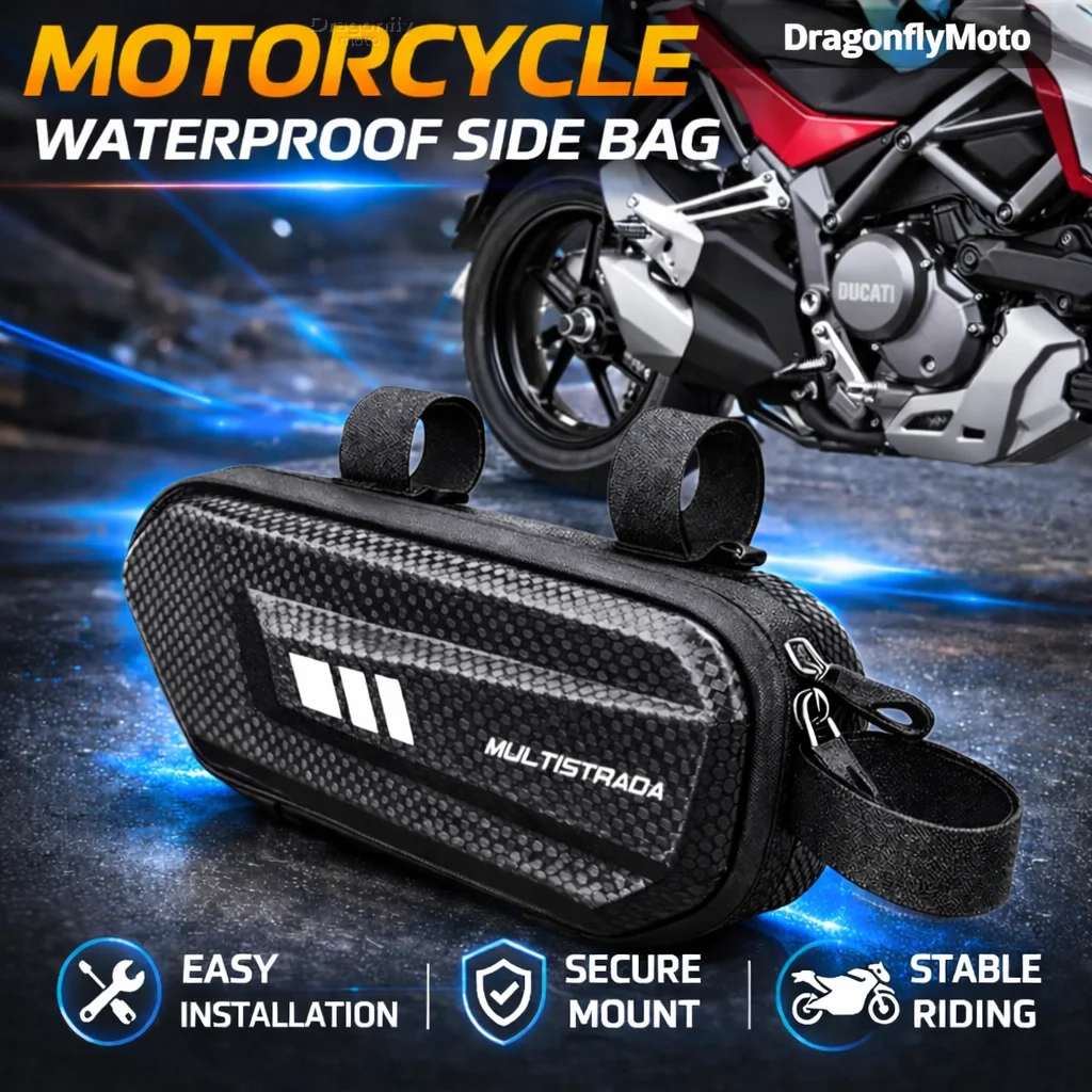

Большая вместительная боковая сумка для мотоцикла DUCATI Multistrada 950 1100 1260 1200 S GT 1200S, водонепроницаемая многофункциональная сумка для хранения вещей