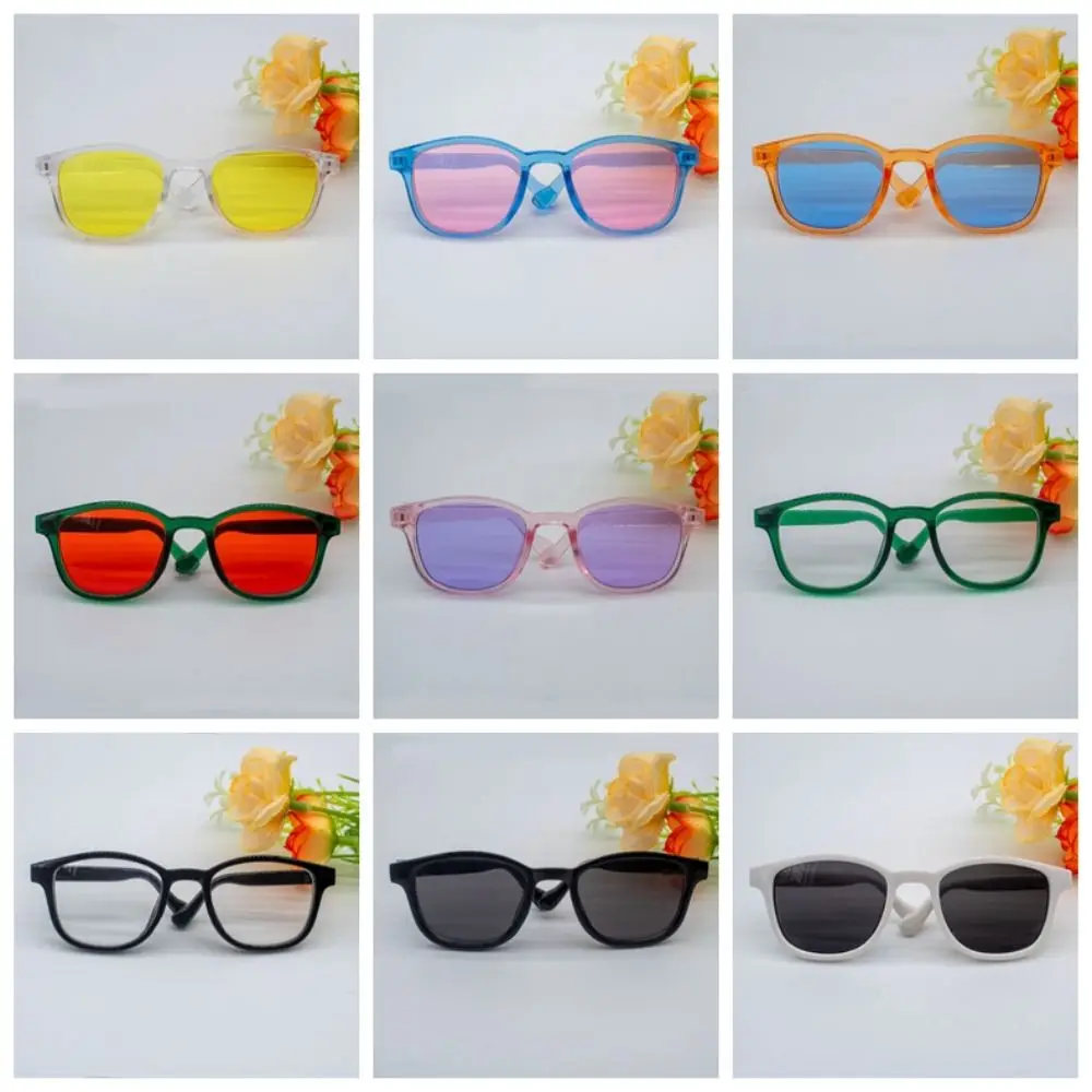 

Girls Gift Eyewear Doll Eyeglasses Frame Glasses 15cm/20cm Doll Glasses Cool Decoration Miniature Glasses DIY