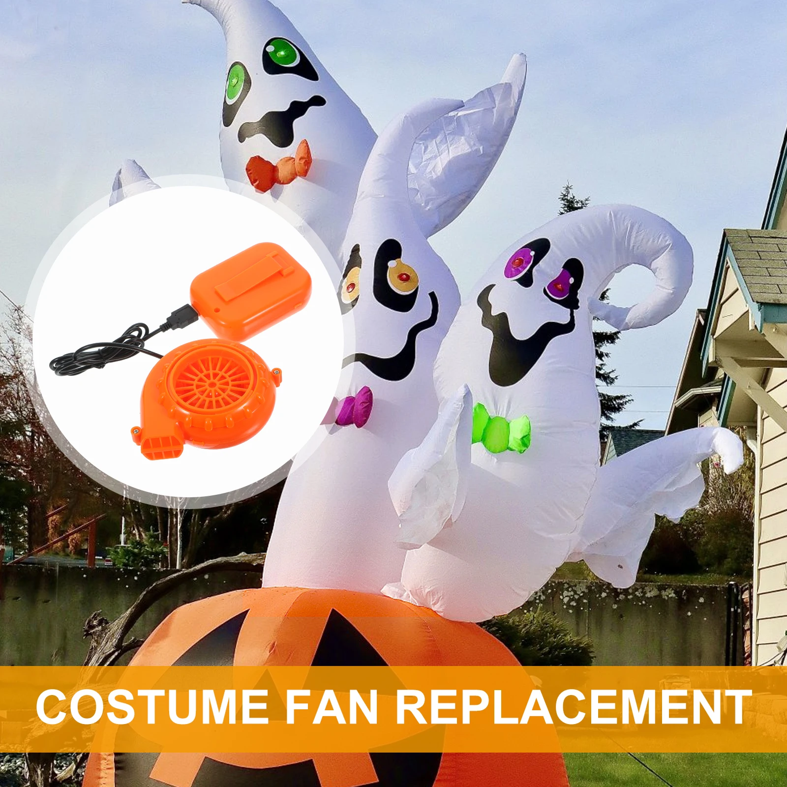 Mini Blower for Inflatable Costume Dinosaur Air Fan Pump Mascot Suit Cartoon Costumes 1 Set Random Outlet Style Lightweight