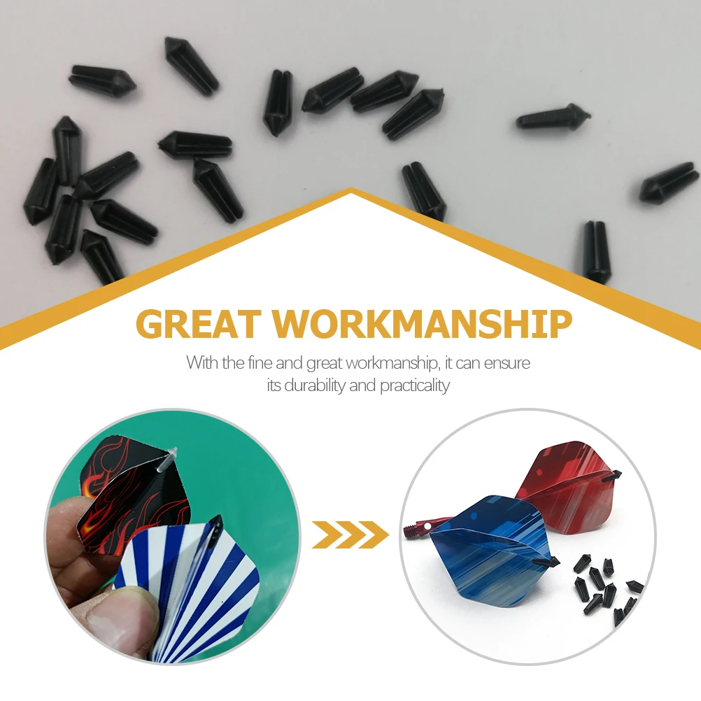 

40pcs Dart Flight Protectors Durable Plastic Fixator Corrector Replacement Accessories for Practical Gifts