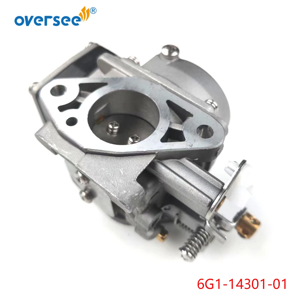 6G1-14301-01or 6N0-14301-10 Carburetor For Yamaha 8HP 2 Stroke Outboard Engine Boat Motor aftermarket parts 6G1-14301