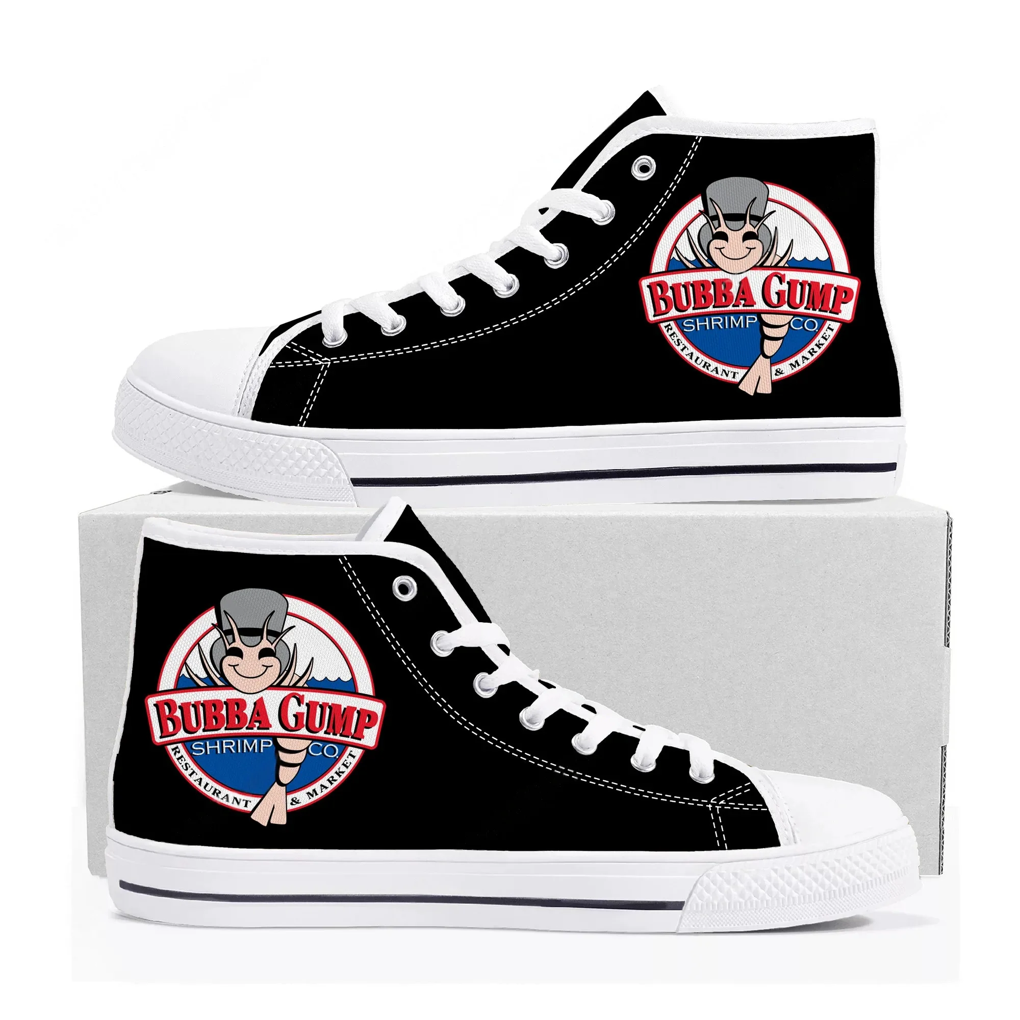 Zapatillas Retro1994 Bubba Gump Shrimp de alta calidad, zapatillas de lona Bubba Gump para hombre, mujer y adolescente, zapatos informales Ghana