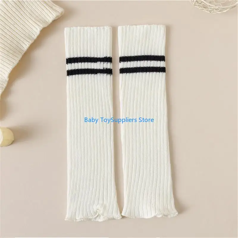 

R1WF Fashion Socks Sleeves Solid Color/Striped/Twisted Leg Covers Fashion Leg Warmers