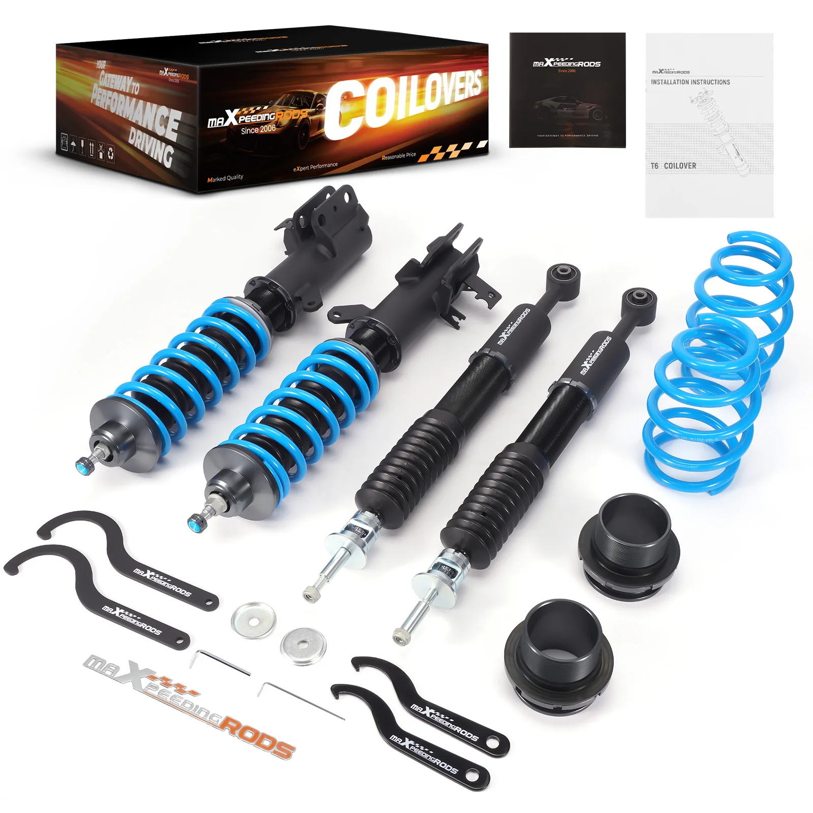 24 Way Damper Coilovers Suspension Struts For HONDA CRZ ZF1 10-16