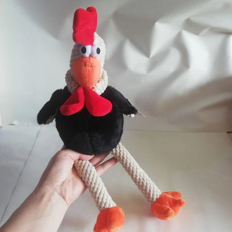 

About 45cm Lovely Chick Plush Toy Black Rooster Soft Doll Baby Toy Xmas Gift h0724