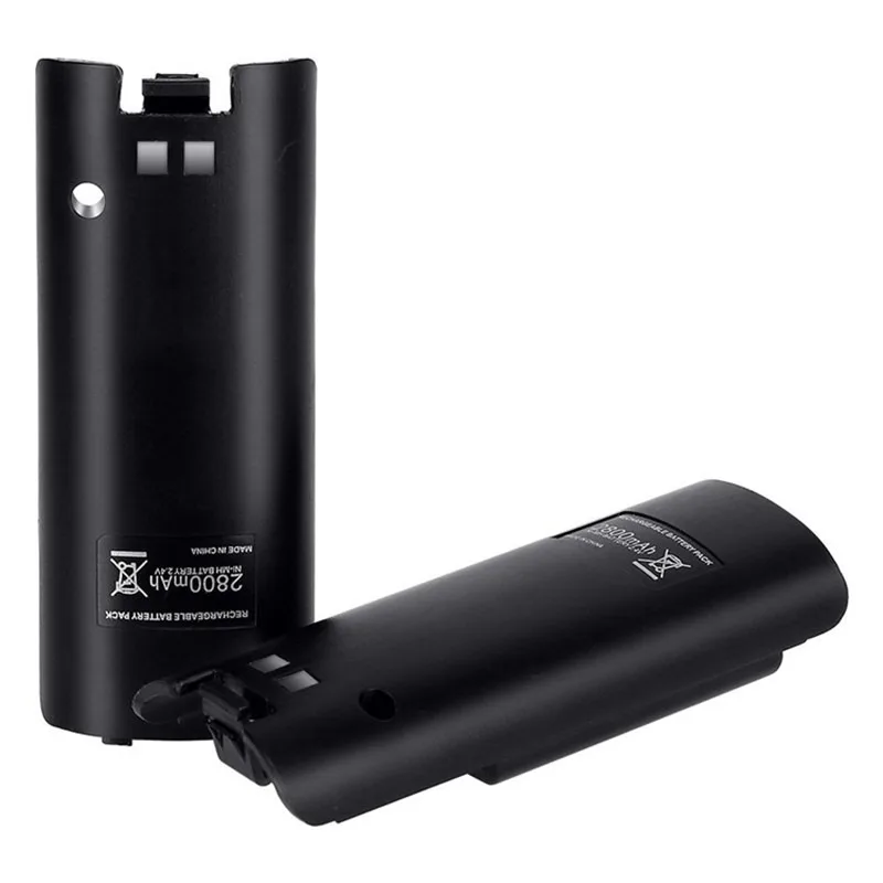 Batteries rechargeables 2800mAh pour Nintendo Wii/wii U pour télécommande Nintendo Wii