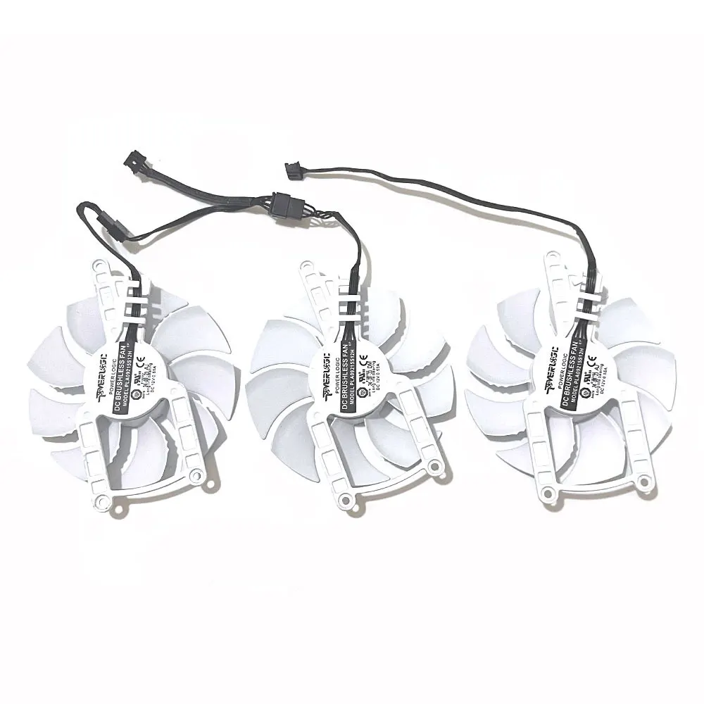 Original NEW RTX4070 87MM PLA09215S12H GPU Replacement Shell or Fan For Gigabyte RTX 4070 RTX 4070 SUPER AERO White Video Card