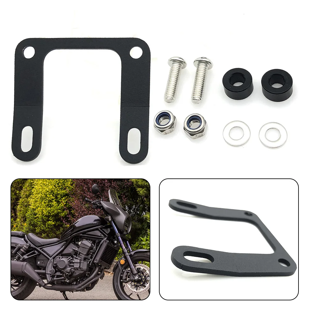 

Holder Speedometer Bracket 1set Accessories Black Front Metal Mount Stand Parts Relocation Replacement Vehicle