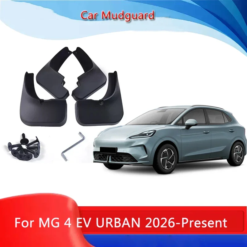 For MG 4 EV URBAN 2026-Present Car Fender Mud Flaps Premium Splash Guard Anti-dirt Wear-resistant Auto Body Protection Accessory