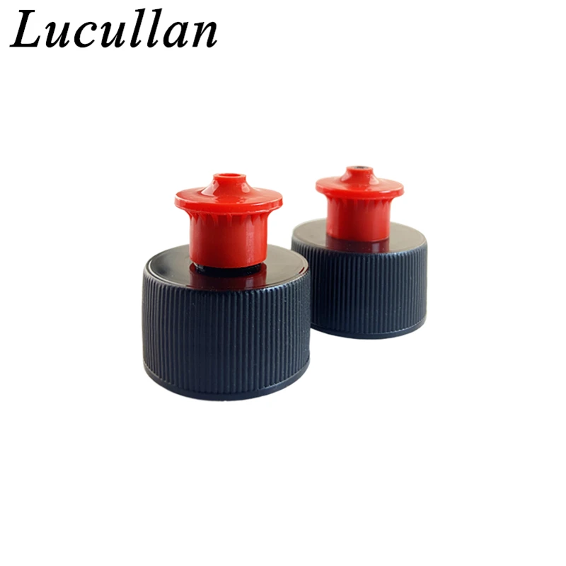 Lucullan 28mm Auto pflege Wachs/Reifen Glanz Flasche Pull Top Caps tragbare Flüssigkeits spender Detail lierungs werkzeuge