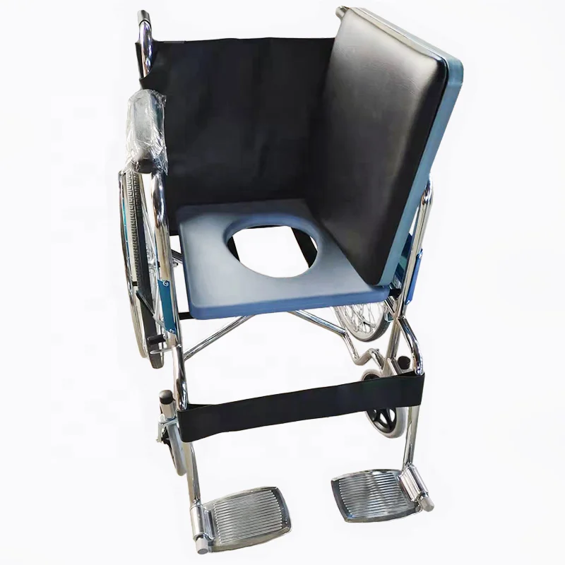 

Hot Sale Lightweight Steel Folding Manual Wheelchair 809 New Manual Wheelchair with Toilet for Rehabilitation Therapy Supplies