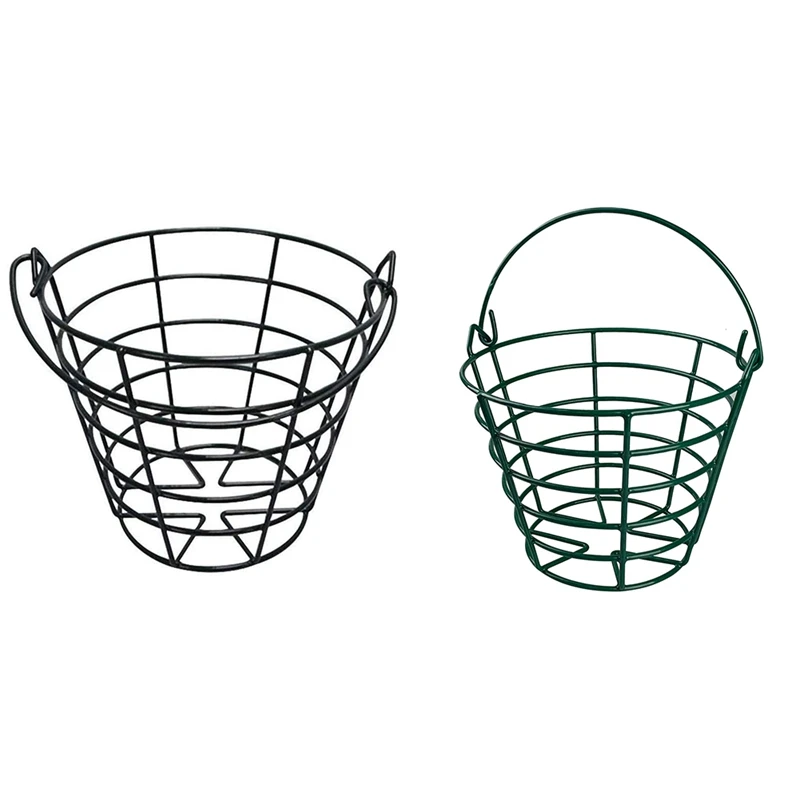 

Stainless Metal Golf Basket Golf Range Basket Golf Ball Container Ball Containers Holder Holds 50 Balls