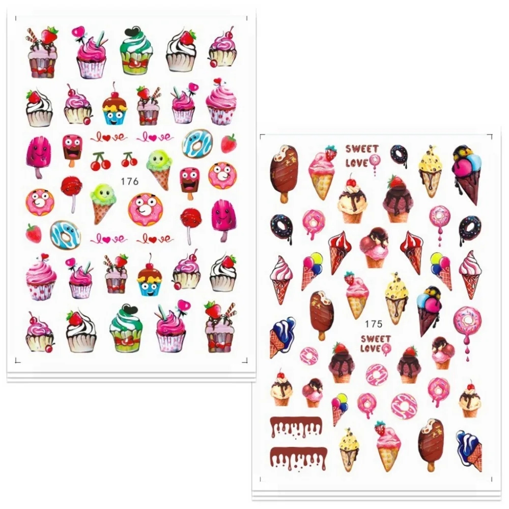 Accessoire pour ongles 3D autocollant pour ongles violet mauvais yeux été adhésif curseur serpent mignon Nail Art autocollant bricolage manucure décalcomanie