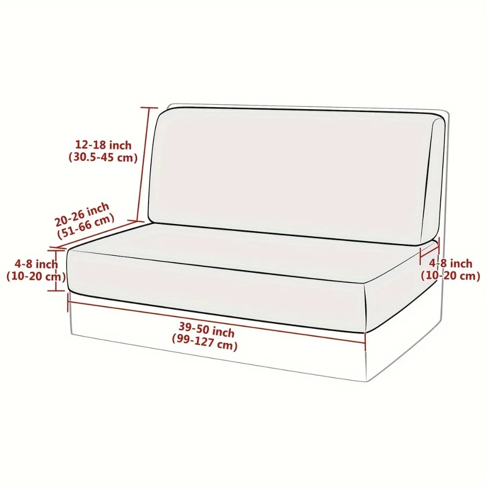 2/4pcs Stretch Jacquard RV Dinette Cushion Slipcovers, Anti-Pet Hair Camper Bench Seat & Backrest Covers for Motorhome Trailer