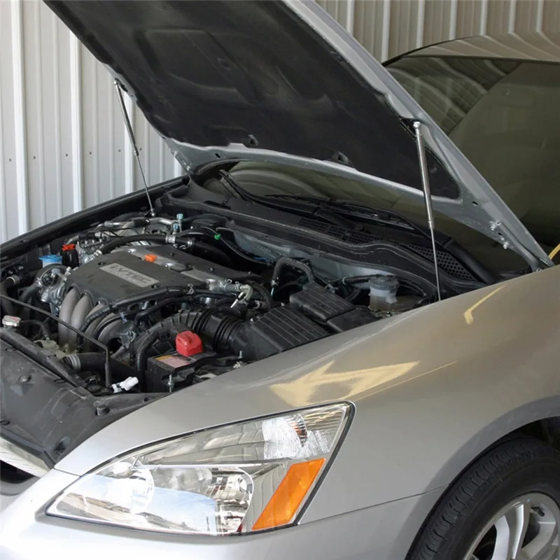 

2pcs Front Hood Lift Support Gas Strut Spring Bars Bonnet Shock Rod Refit For Honda Accord 2003-2007 Car Accessories