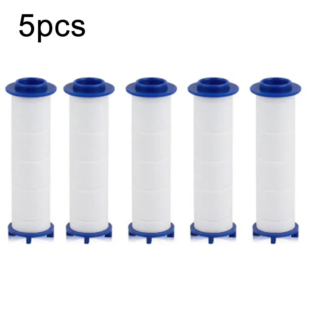 5PCS Shower Head Filters Negative Ions Pressurized Handheld Bathroom Showering Filter Out Sand Rust Cleaner Healthier Water Tool