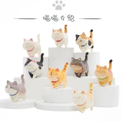 Meow Bell Walking with Delight Series Blind Box Toys Kawaii Anime Figure Doll Mystery Box Caixa Misteriosa Model Birthday Gift