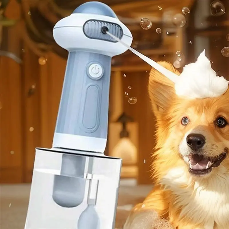 THIVN-Pet Shower Gel Foaming Machine Bubble Machine Dog Cat Bath Shower Gel Foamer Pet Cleaning Utensils