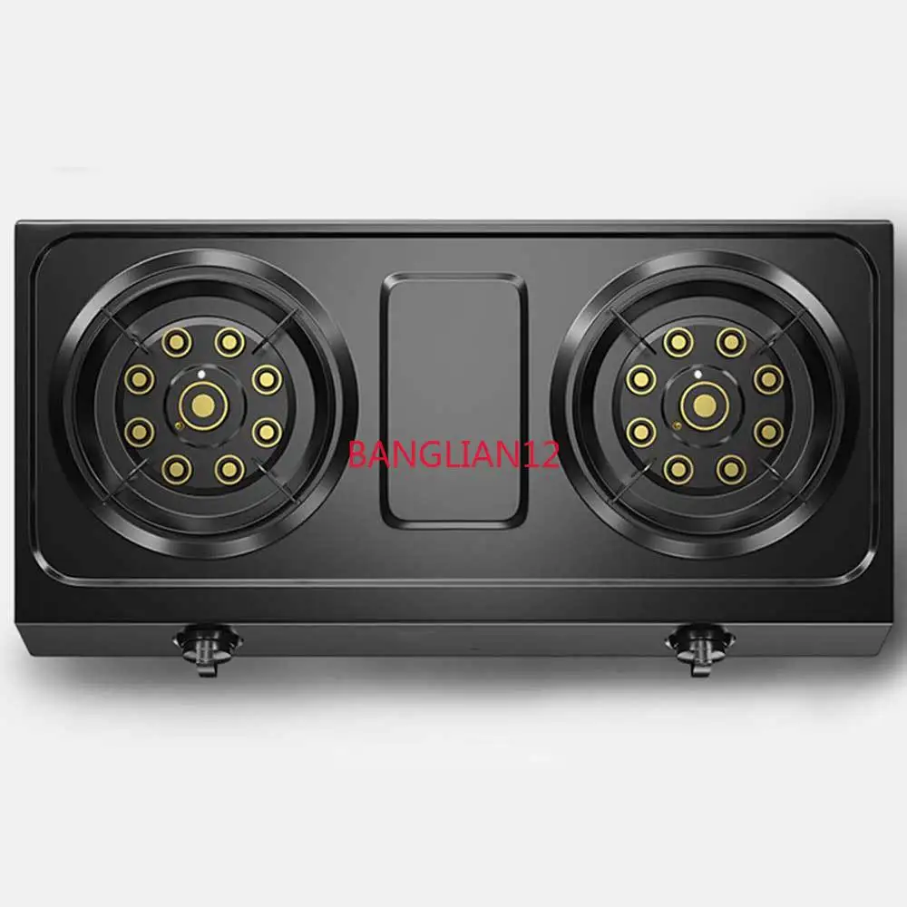 

Kitchen Double Stove Desktop Cooktop Household Liquefied Gas Natural Gas Stove Fogones De Gas Para Cocina