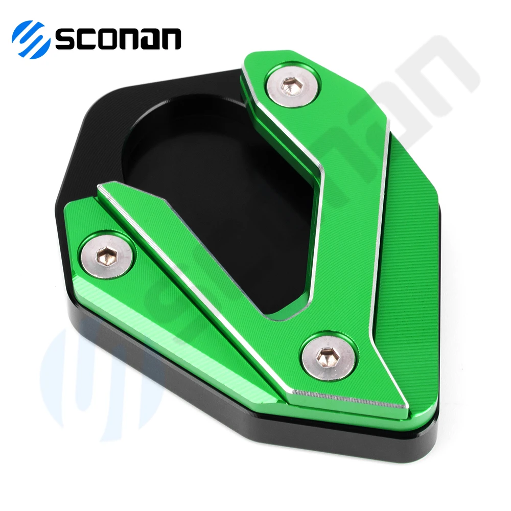 

For Kawasaki Versys VersysX Versys1000 1000 Versys-X 2019 2020 2021 2022 Kickstand Kick Stand Plate Foot Sidestand Extension Pad