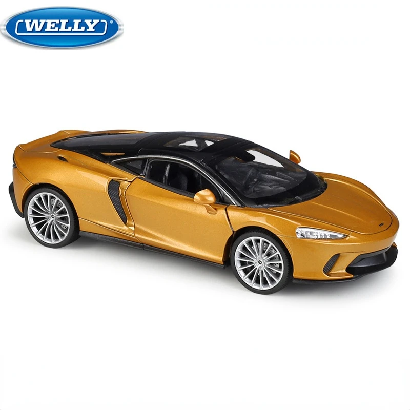 

WELLY 1:24 McLaren GT Sports Car Diecast Car Classic High Simulator Metal Alloy Toy Car Model Car For Children Gift B411