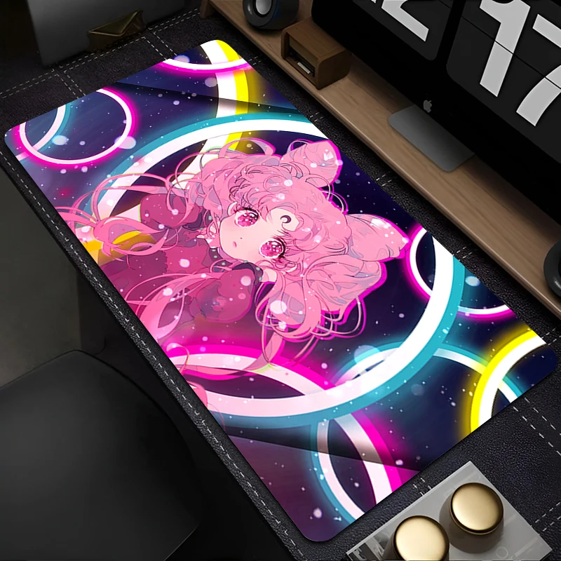 Japan Anime Mouse Pad PC Sailor Moon Gaming Keyboard Rug XXL Pink Kawaii Anime Mousepad PC Gamer Cabinet Desk Mat For Girl Gift