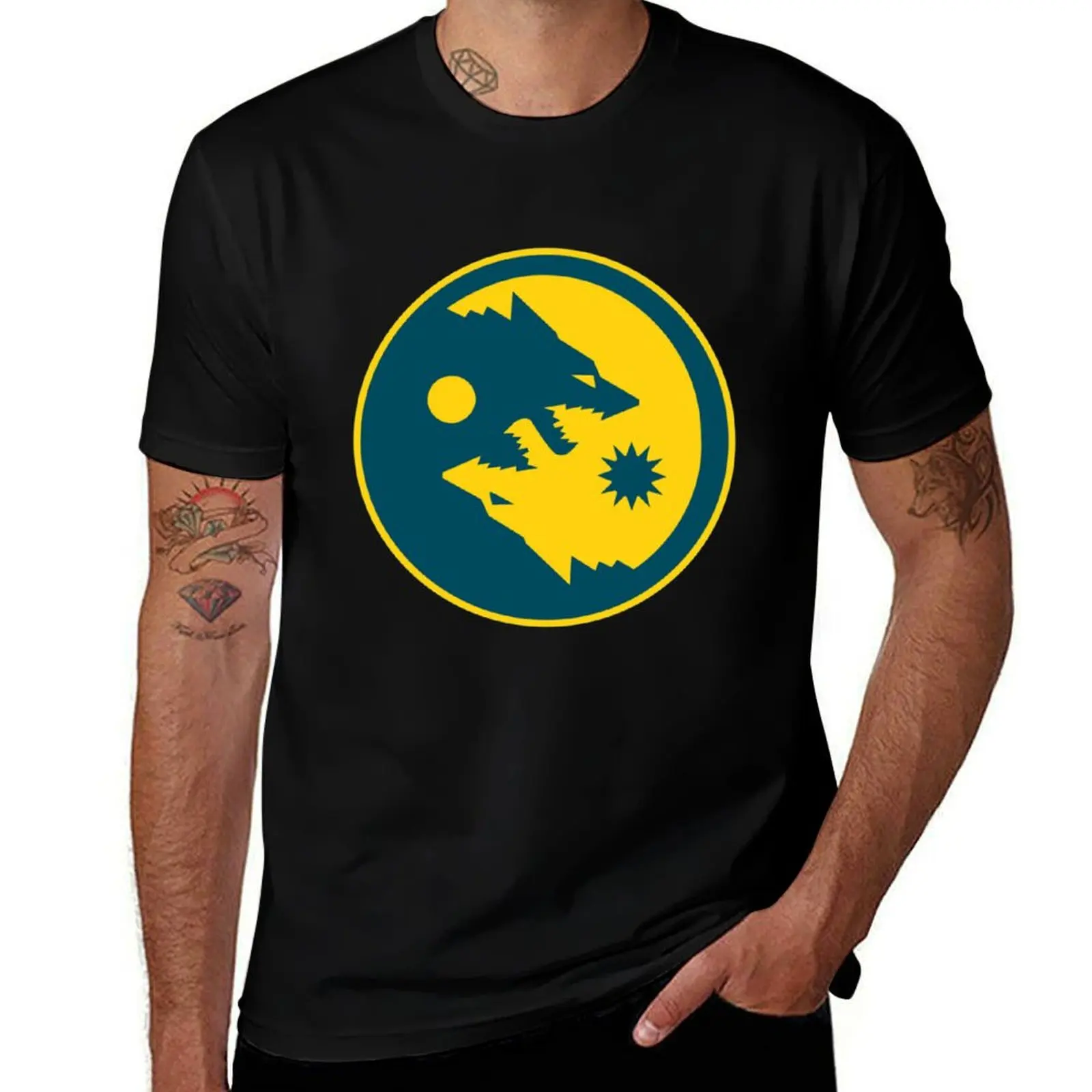 Ragnar Wolves T-Shirt Graphic Print Short Sleeve T-Shirt