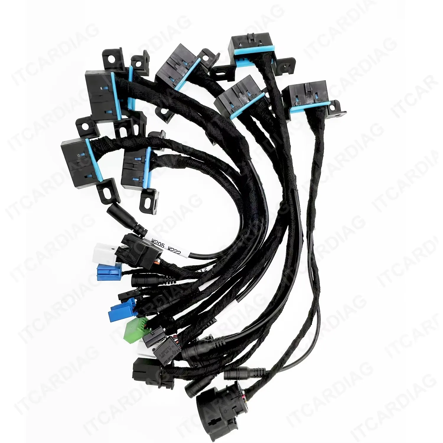 EIS ELV Test Cables 8Pcs Set for Mercedes Works With VVDI MB BGA CGDI Prog M-B Detection Key Best Wire Maintenance Line Locks