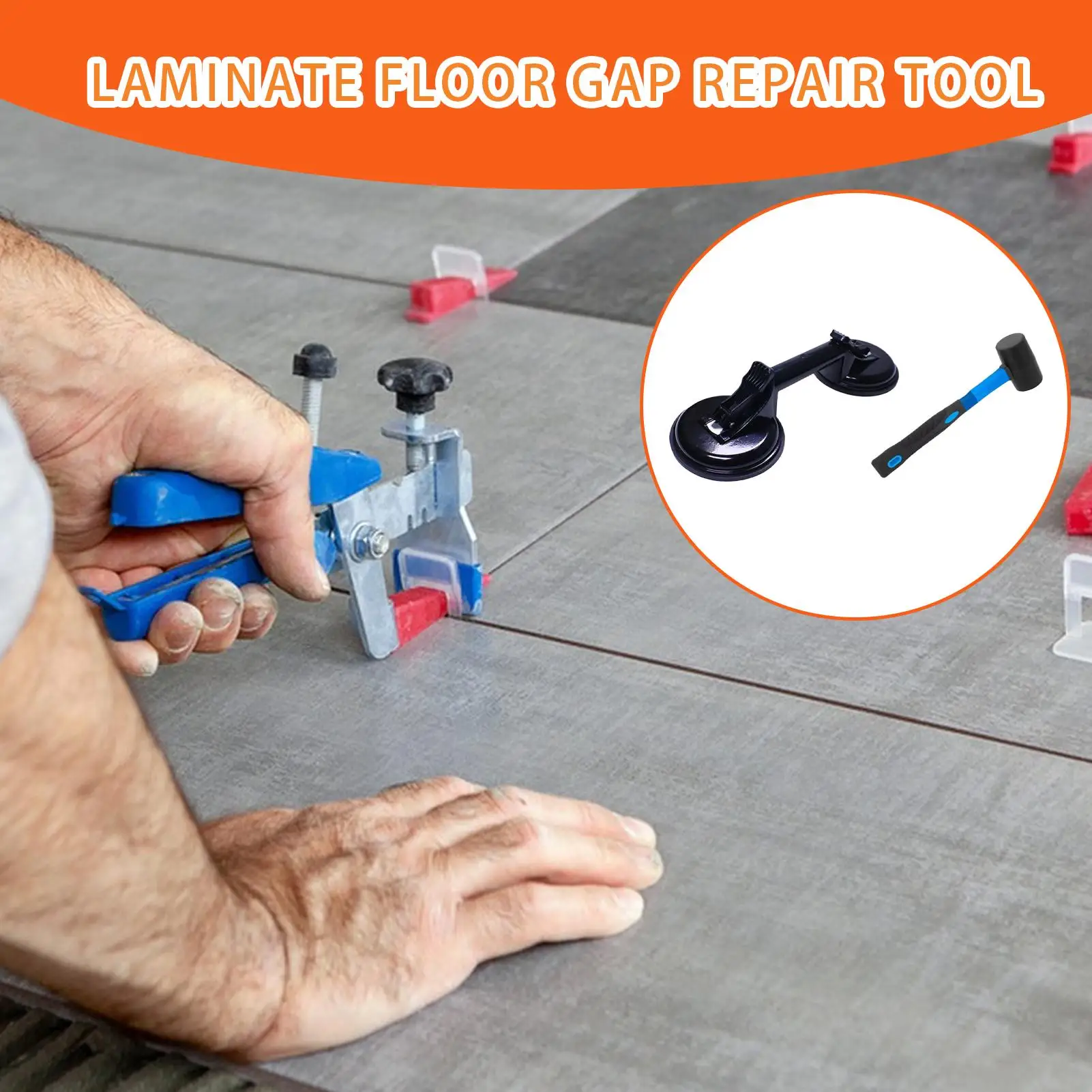 

Suction Cups For Window Heavy Duty Double Vacuum Lifter For Moving Tile Scratch-Proof Floor Repair Tools For Tiles Granite Floor