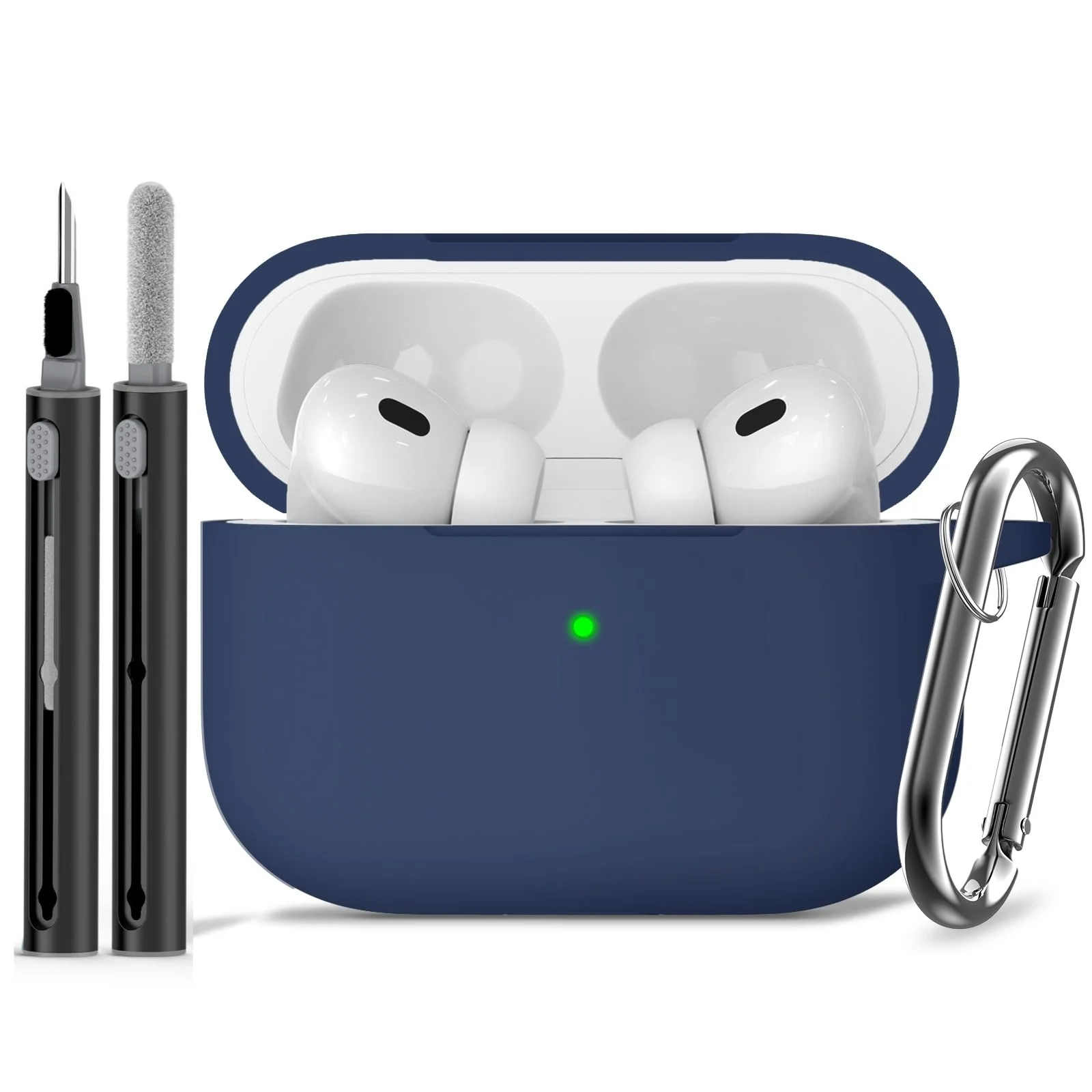 2025 für AirPods Pro 3. Generation Hülle Weiche Silikonhülle für AirPods Pro 3, Schutzhülle mit Reinigungsset für AirPods Pro 3 – Detail 13
