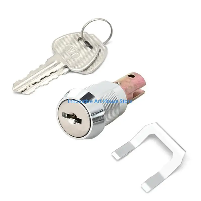 E1PC 180° Rotation Unlocking Drawer Lock Cabinet Insert Linkage Tool Box Lock view 5