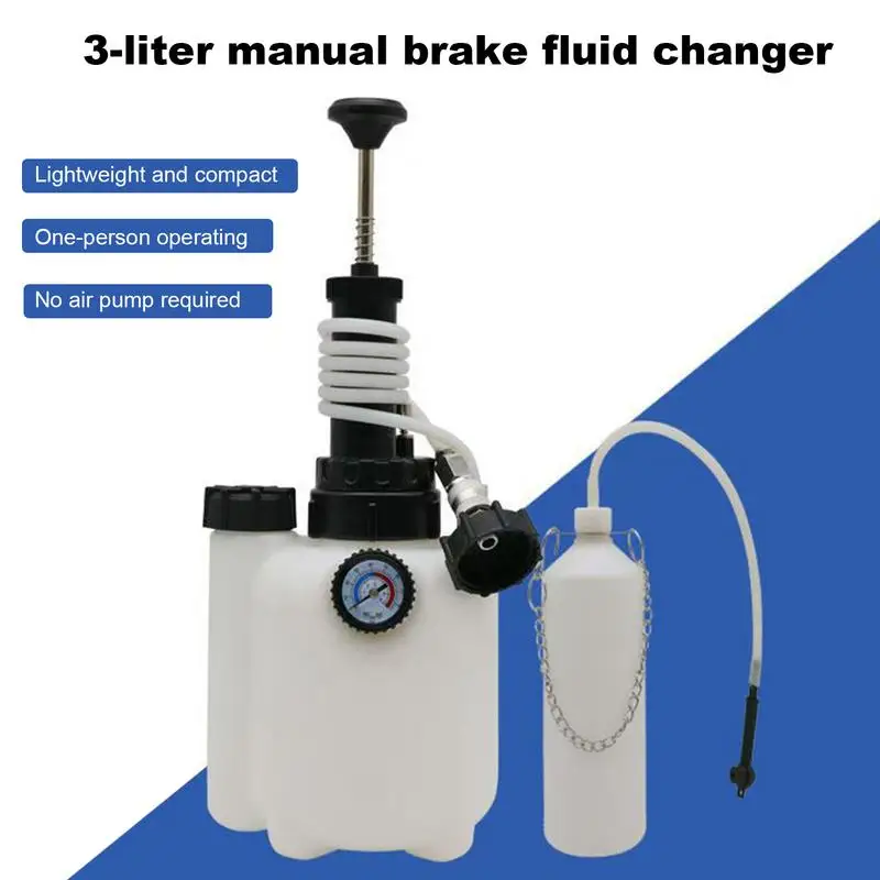 Car Brake Fluid Changer Replacement Set Auto Manual Bleeding Kit Quick Release Design Oil Change Bleeding Tool Set For RV Sedan