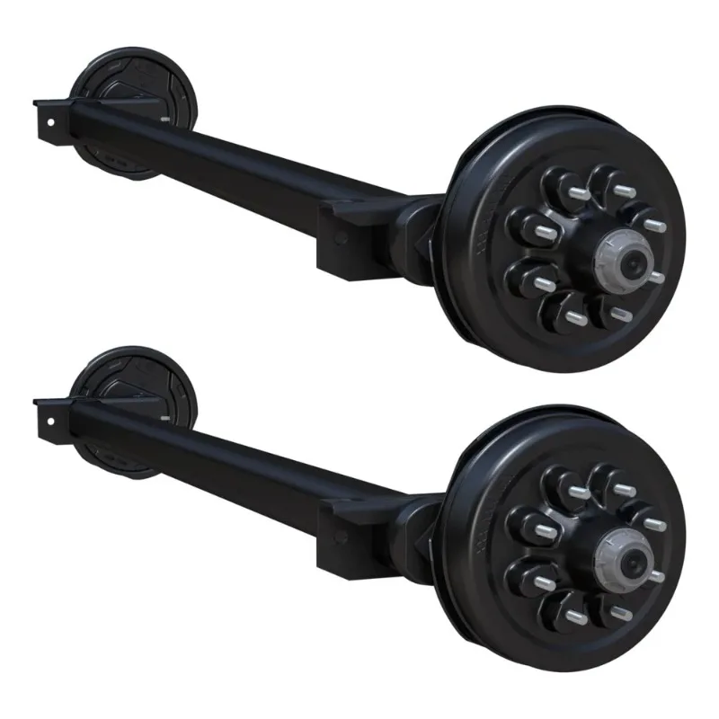 Trailer Axles Agricultural Trailer Axle Electric Drum Brake with Black Torsion Axle Steel Welding Material Boat