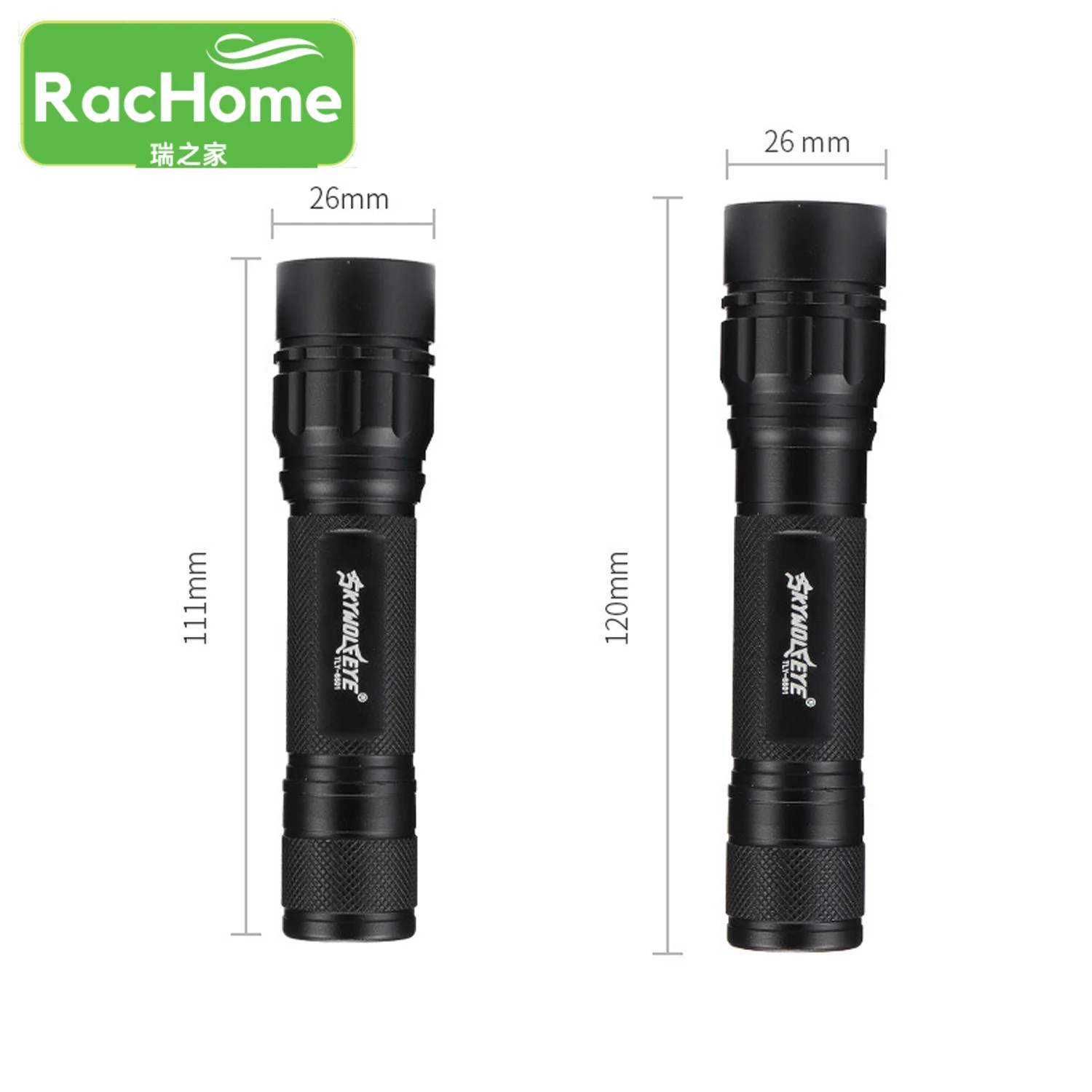 Zoomable Torch for Hiking/Night Fishing/Camping 18650 Battery(not include)Flashlight XPE XML LED Flashlight 600 Lumen 3 Modes