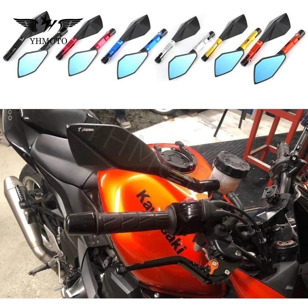 Motorcycle Accessories CNC Mirrors Rear View Mirrors  Motorrad Spiegel  MT07 MT09  Kawasaki Z900 Z900RS Z800 Z1000