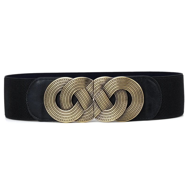 Vrouwen Brede Riem Vrouwelijke Designer Mode Elastische Band Jurk Jas Vrouwen Luxe Riem Accessoires Brede Riem X218