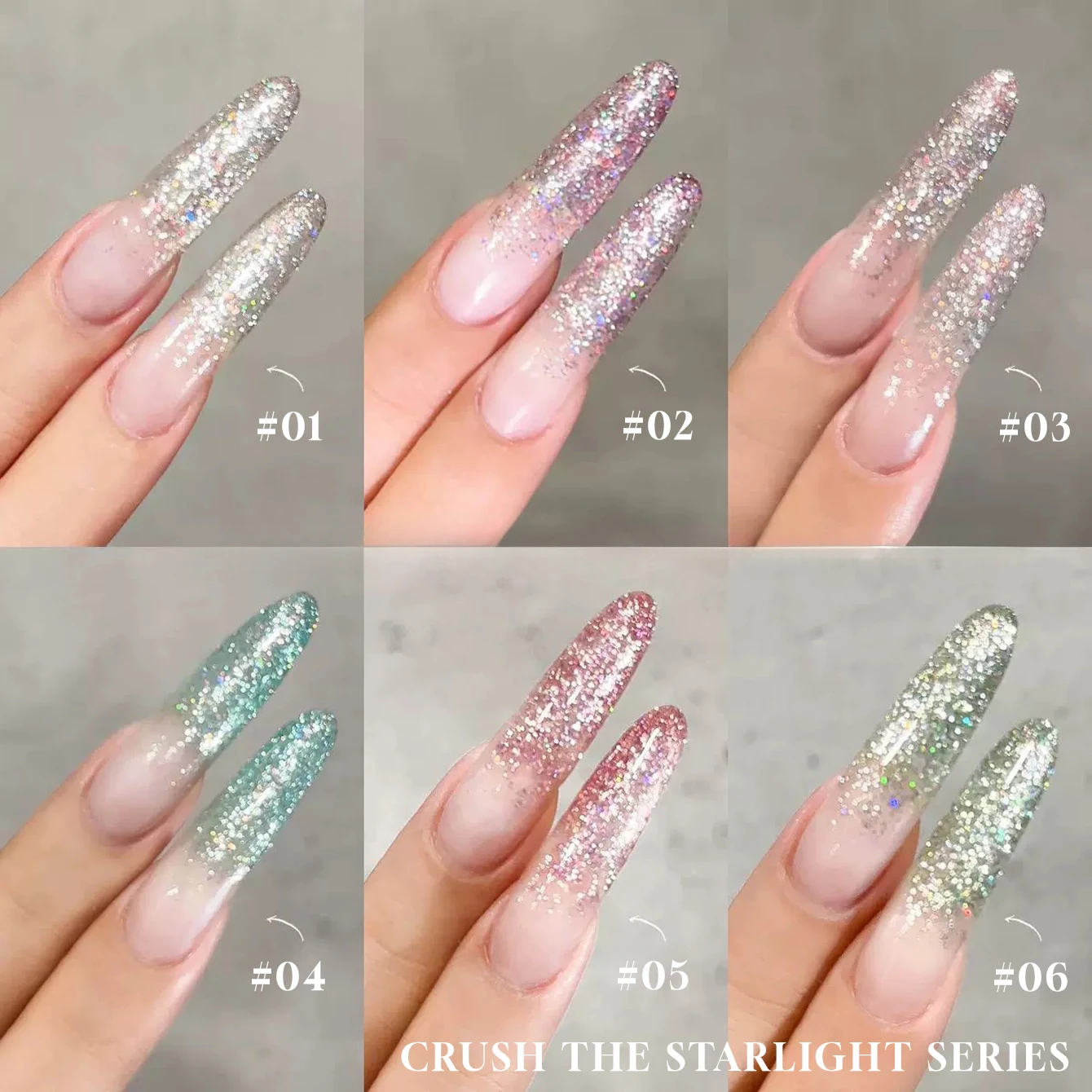 12ML Stardust Crushed Collection Gel Nail Polish Winter 2025 Ultra- Glitter Shimmering Crushed Diamond Formula New Arrival
