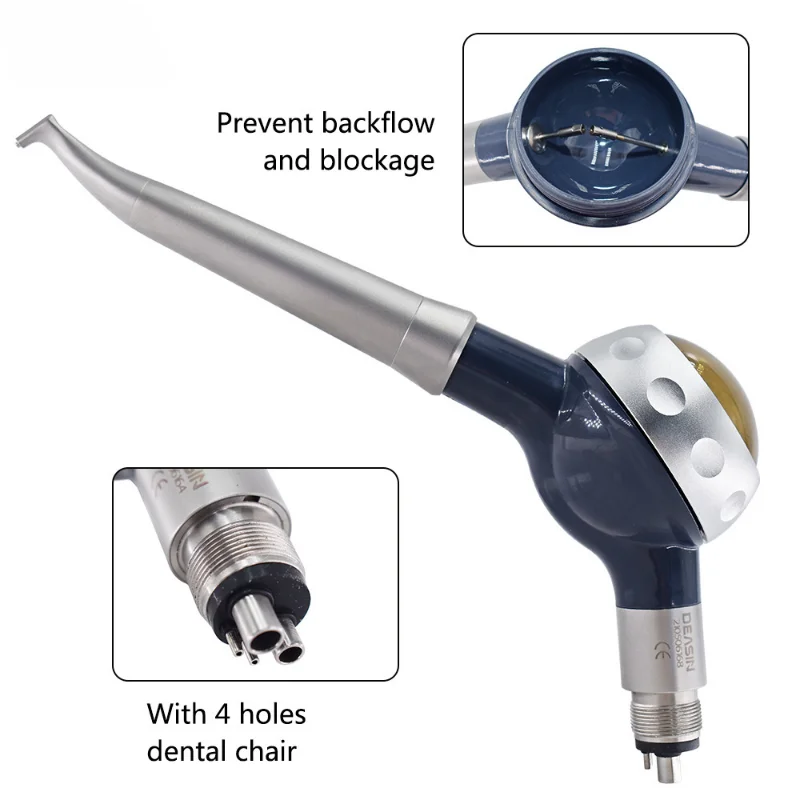 Dentals High Quality Air Flow Teeth Polishing Polisher Handpiece Hygiene Prophy Jet 4 Hole Dentistry Other Equipment