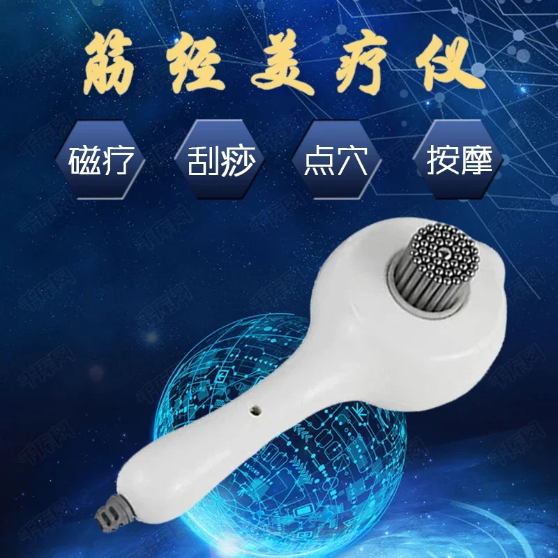 Magnetic energy tendon therapy and health preservation instrument, meridian dredging and stretching instrument, scraping and bod