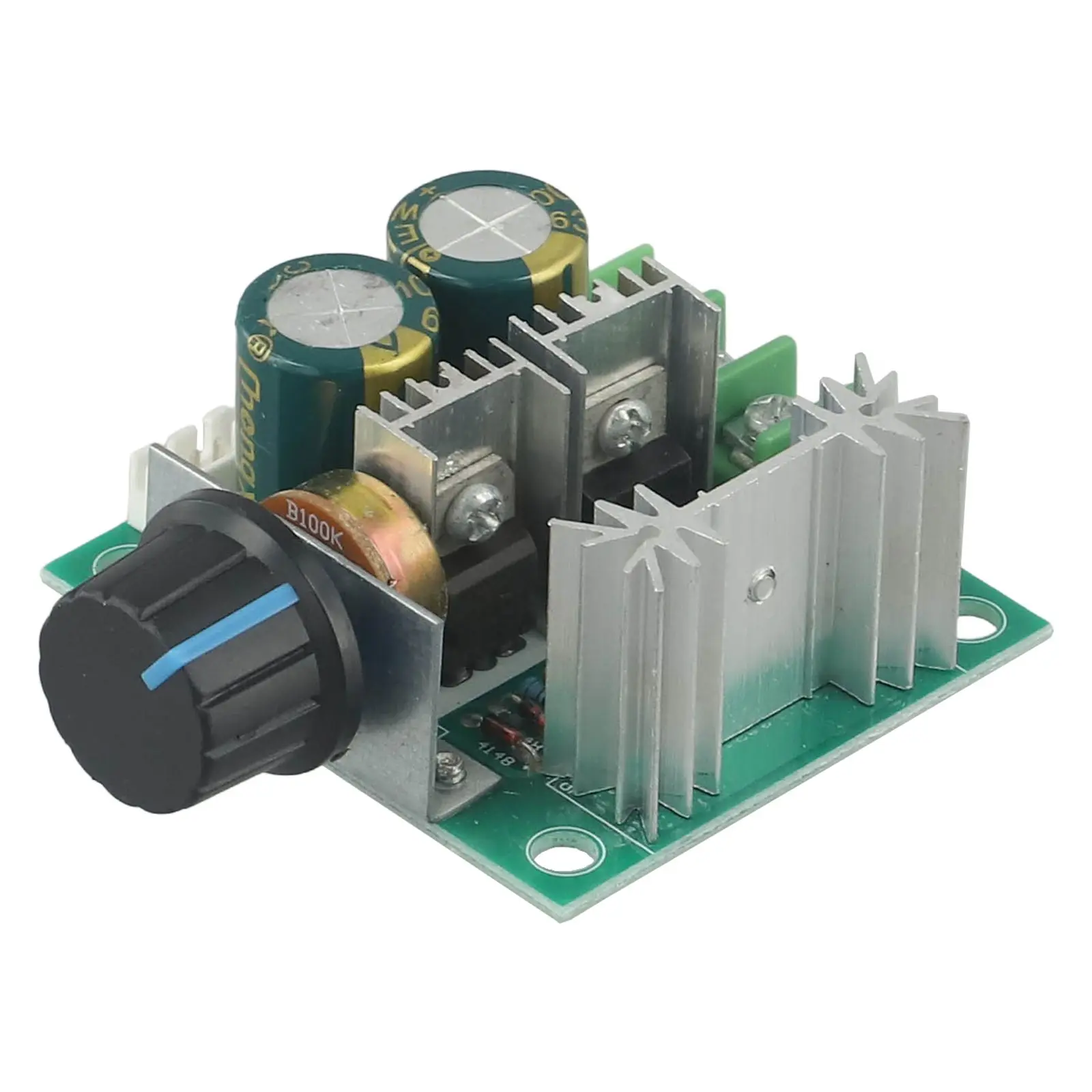 User Friendly 10A DC Motor Speed Controller Module Featuring Adjustable Potentiometers and Built in Safety Protections