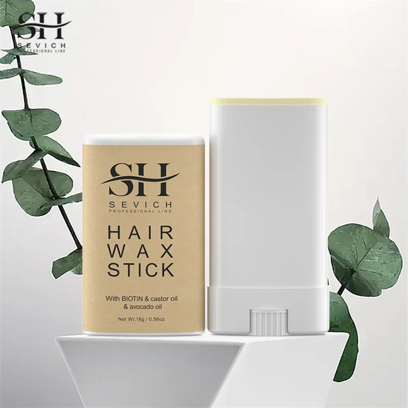 Hair Wax Stick Professional Broken Hair Artifact Hair Wax Hair Styling Wax Portable Stick Gel Cream Non-Greasy Style Hair Wax