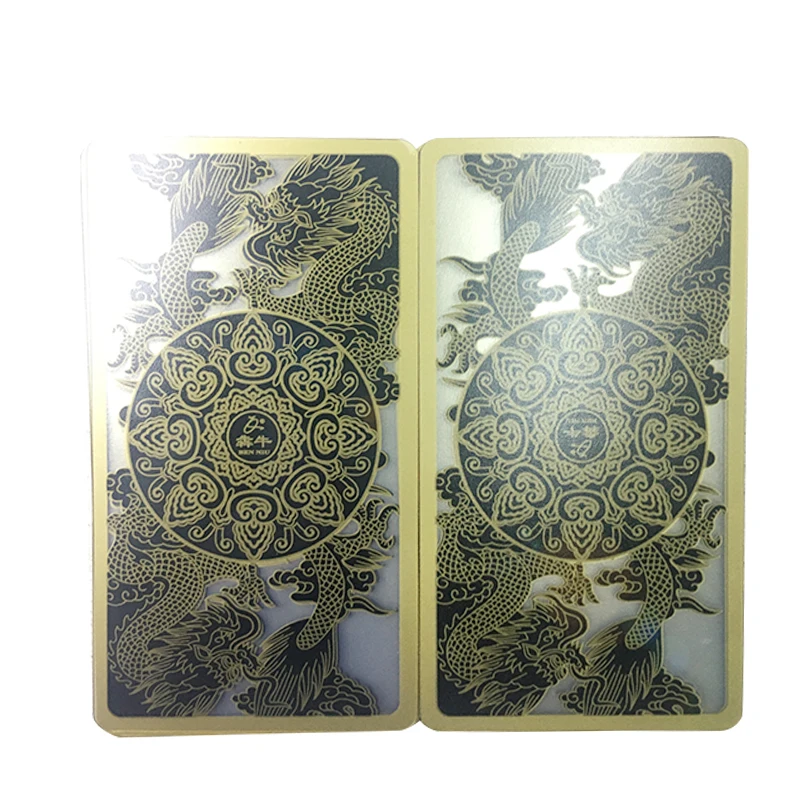 Transparent Plastic Playing Cards, High Quality, Waterproof, Phnom Penh, Dragon Playing Cards Collection, Magic，Gifts For Others