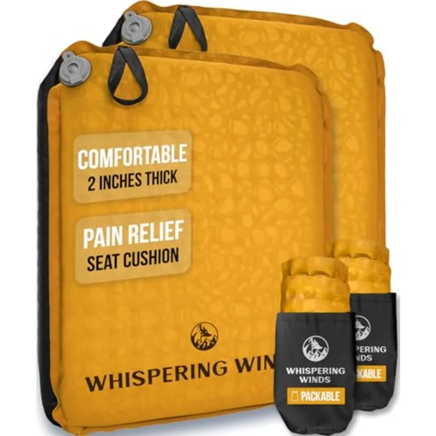 

Надувная подушка для сиденья - удобная надувная подушка из пеноматериала для путешествий на самолете, стадиона, на природе, кемпинга, в автомобиле и многого другого