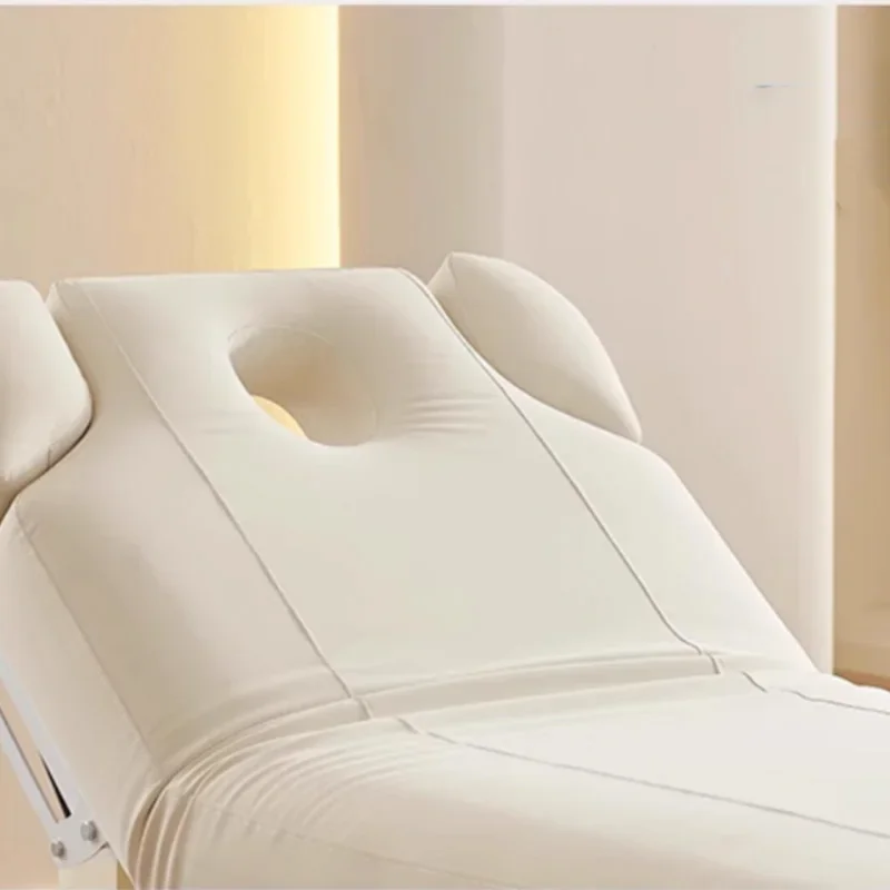 Commercial Furniture Electric Motor Control Salon Furniture With Color Light Massage Bed Beauty Bed With Power Socket