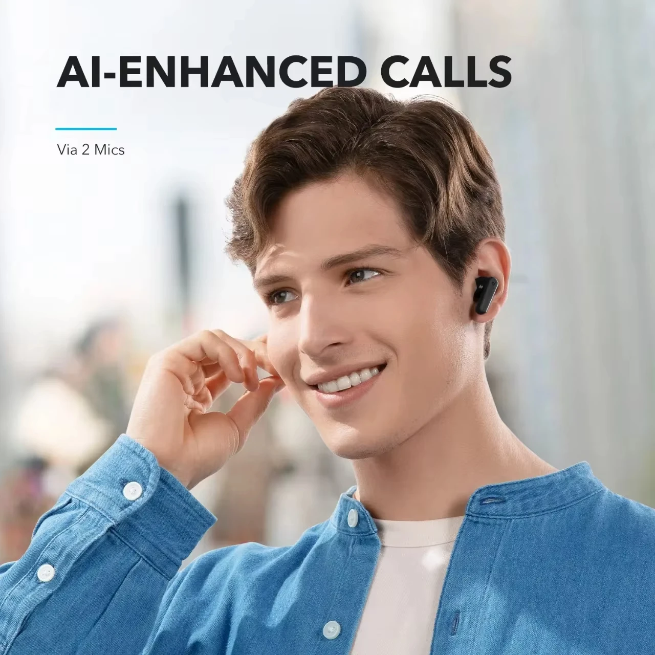 رائجة البيع Soundcore P20i بواسطة Anker True سماعات أذن لاسلكية 10 مللي متر للسائقين ، كبير باس بلوتوث 5.3 30 HPlay Time IPX5 مقاوم للماء